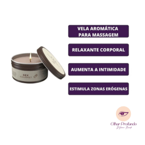 Vela De Massagem E Aromatica Romantica Morango E Chocolate