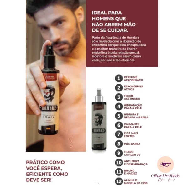 Fetish Body & Hair Lotion - Hombre - Afrodisiaco - 200ml - Imagem 2