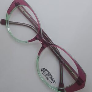 Armação feminina bicolor acetato 100%
