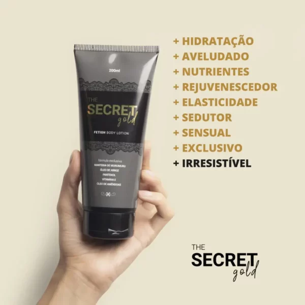 Creme Hidratante Corporal The Secret Gold  Irresistível (A Sós) 200ml